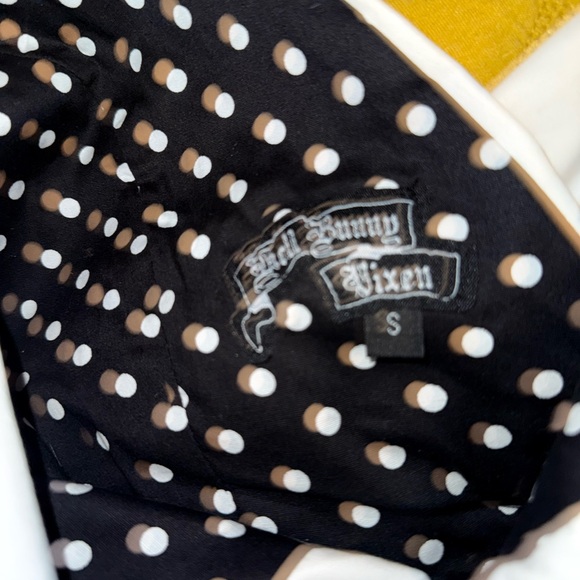 Hell Bunny Black and White Midi Sundress with Sailor Collar - Picture 3 of 3